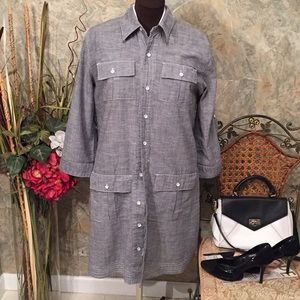 Nautical 🌹 Button dress shirt jacket